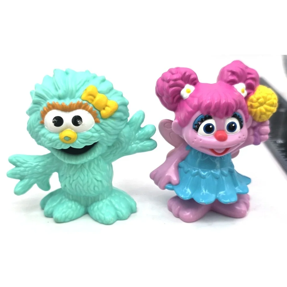 Hasbro Sesame Street Workshop Figures Oscar Bert‎ Elmo Abby Bert Ernie Lot of 6